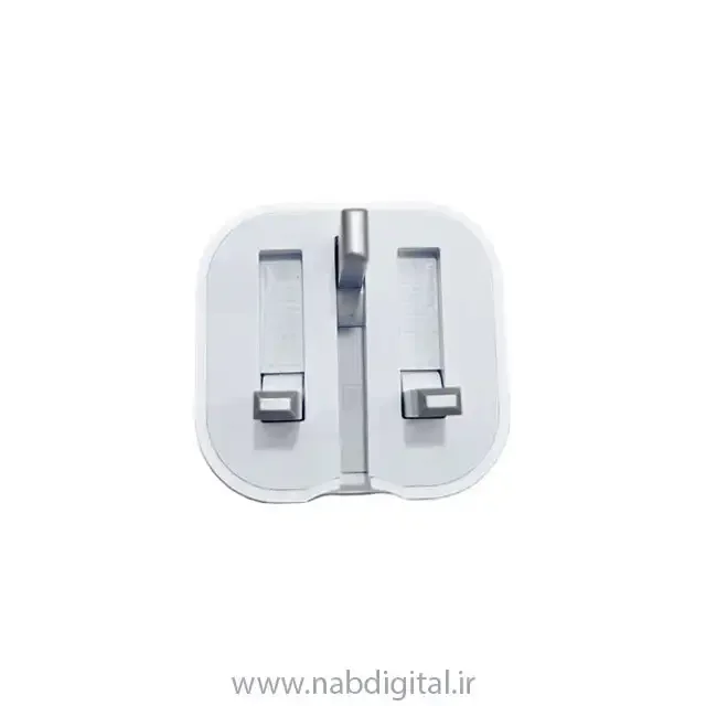 نمای نزدیک شارژر اصلی اپل A2344 با پین باز