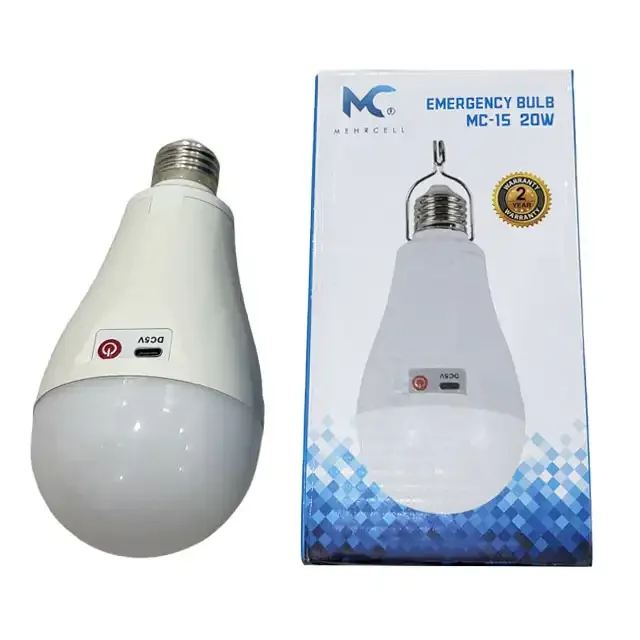 جعبه و لامپ اضطراری Mehrcell MC-15 در کنار هم