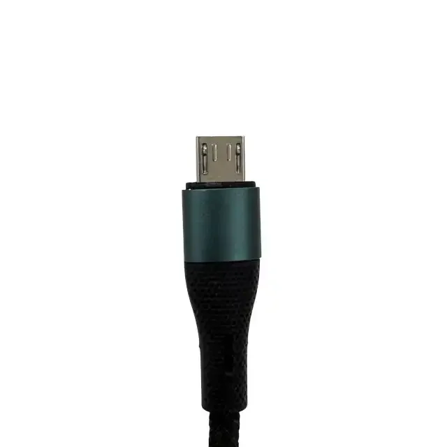 نمای نزدیک پشت کانکتور Micro USB کابل شارژ MehrCell MC-06