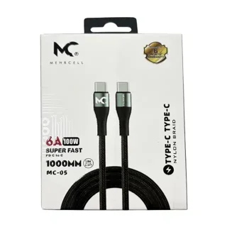 نمای جلوی بسته‌بندی کابل شارژ MehrCell MC-05