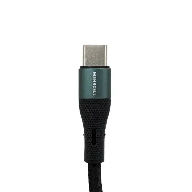 نمای نزدیک کانکتور Type-C کابل MehrCell MC-07