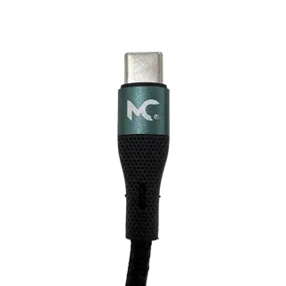 نمای نزدیک کانکتور Type-C کابل MehrCell MC-05